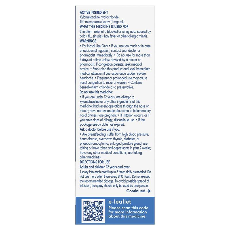 Otrivin Adult Nasal Spray 10ml