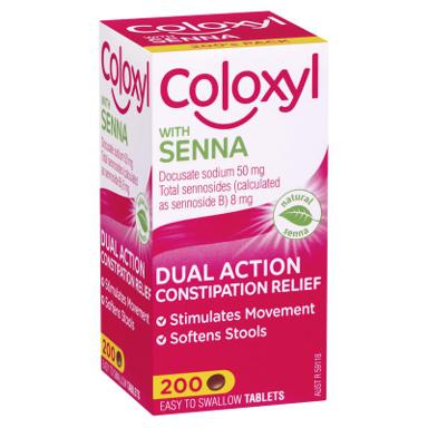 Buy Coloxyl With Senna Tablets 200 online at Chemist Warehouse