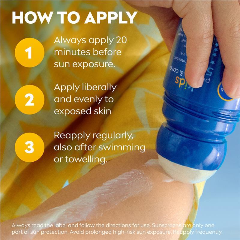 NIVEA Sun Kids Protect & Play SPF50 Sunscreen Roll On 65ml