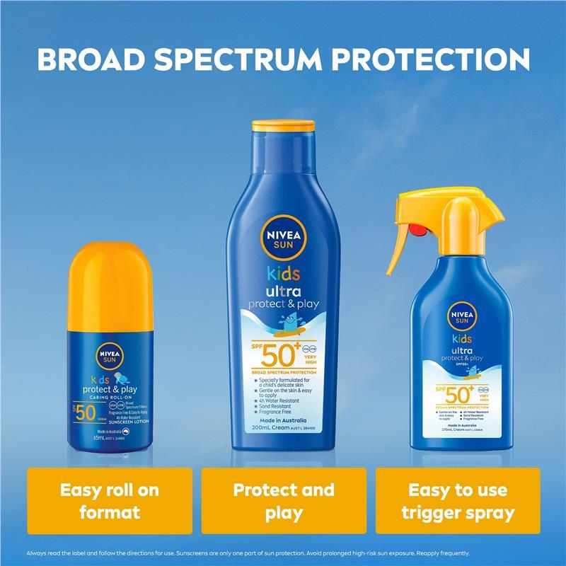 NIVEA Sun Kids Protect & Play SPF50 Sunscreen Roll On 65ml