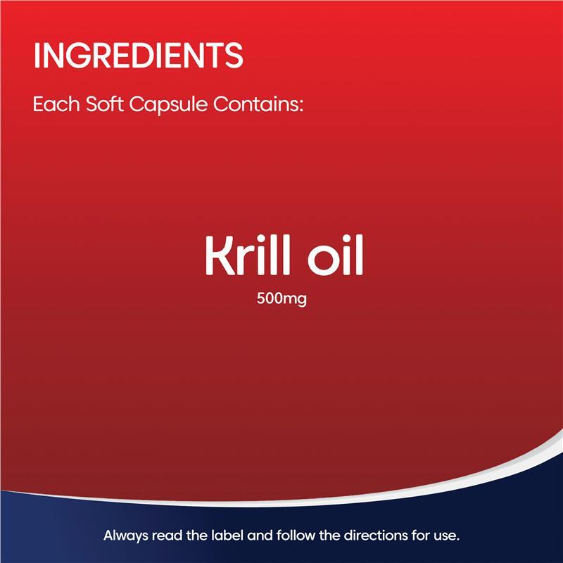 Bioglan Red Krill Oil 500mg 120 Soft Capsules