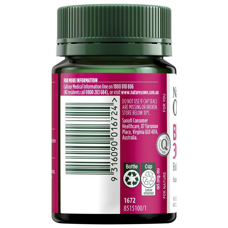 Nature's Own Biotin 300mcg 100 Tablets