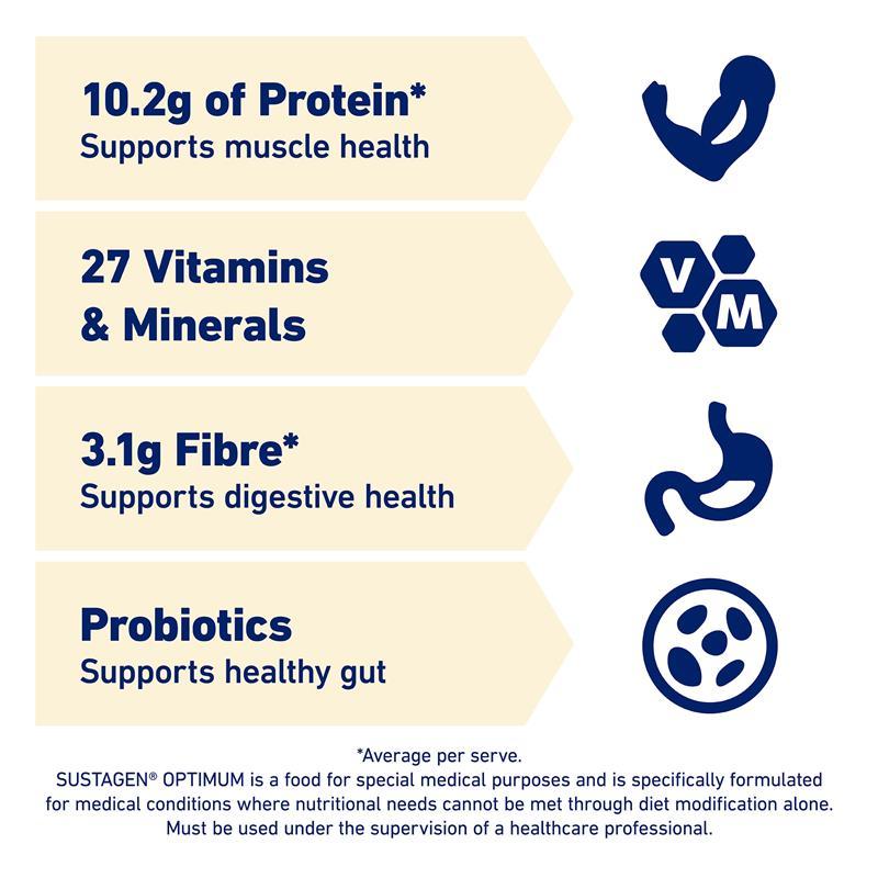 Sustagen Optimum Nutritional Supplement Powder with Probiotics 800g