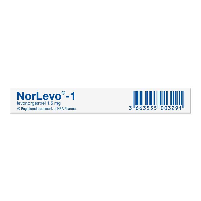Norlevo 1 1.5mg Tablet 1 - Levonorgestrel (S3)