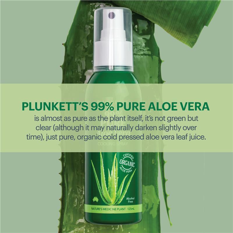 Plunketts 99% Pure Aloe Vera Cooling Spray 125ml