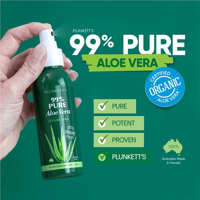 Plunketts 99% Pure Aloe Vera Cooling Spray 125ml