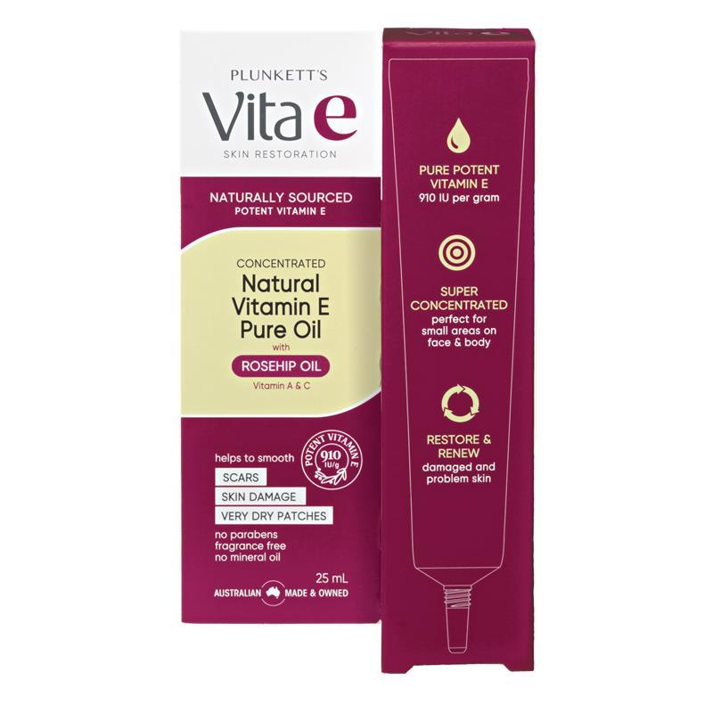 Plunkett's Vita E Pure Vitamin E Oil 25ml