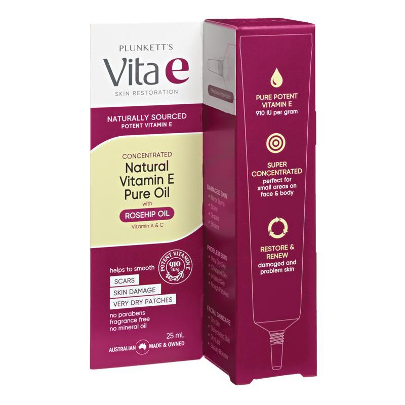 Plunkett's Vita E Pure Vitamin E Oil 25ml