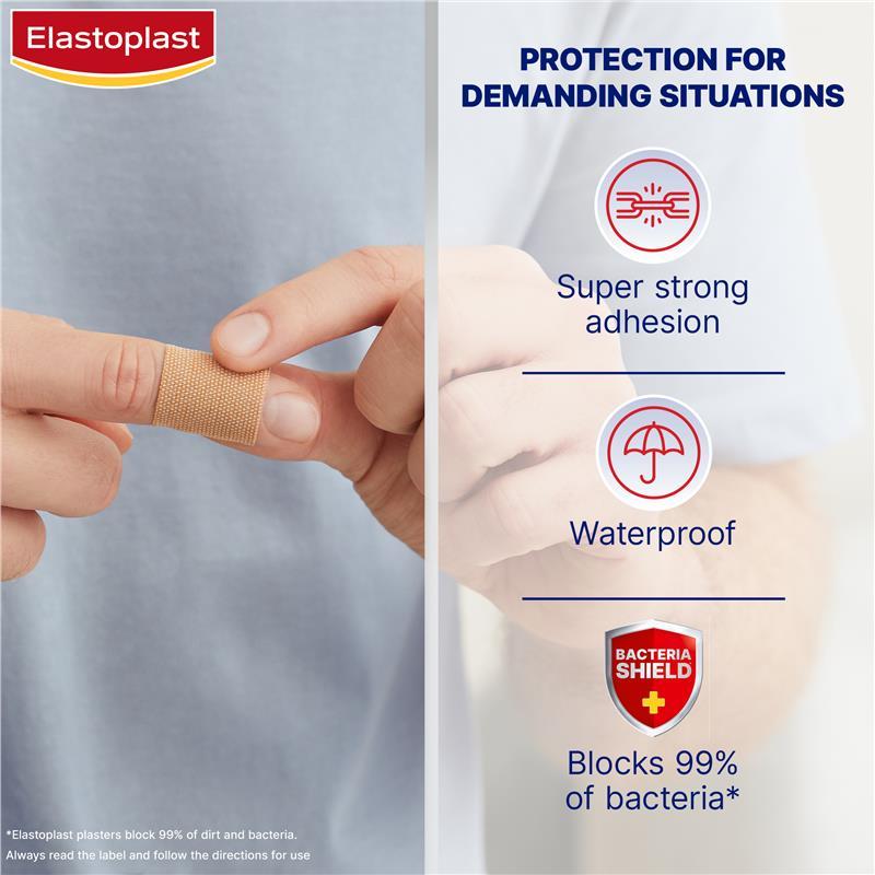 Elastoplast Heavy Fabric Waterproof XL 10 Strips