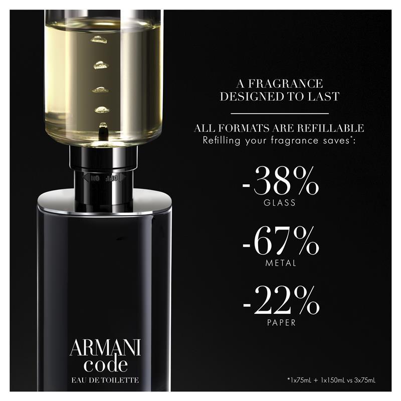 Giorgio Armani Code For Men Eau de Toilette 125ml