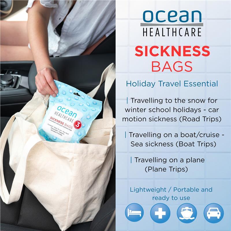 Ocean Sickness Bags 3 Pack
