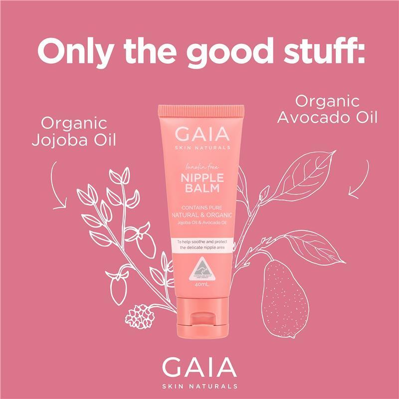 GAIA Skin Naturals Pregnancy Nipple Balm 40mL