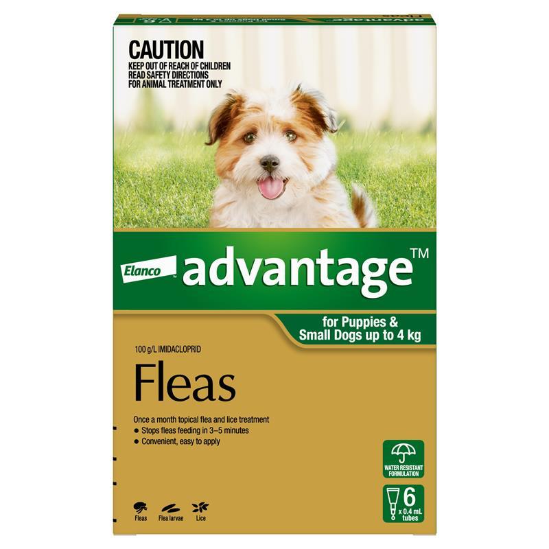 Advantage Dog 0-4Kg Small 6