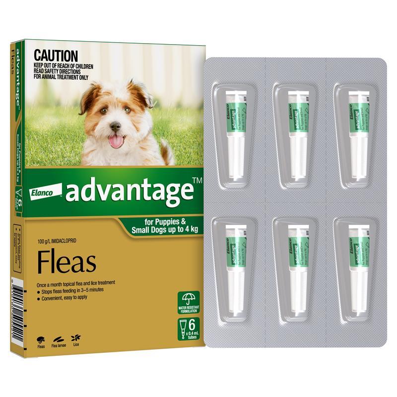 Advantage Dog 0-4Kg Small 6
