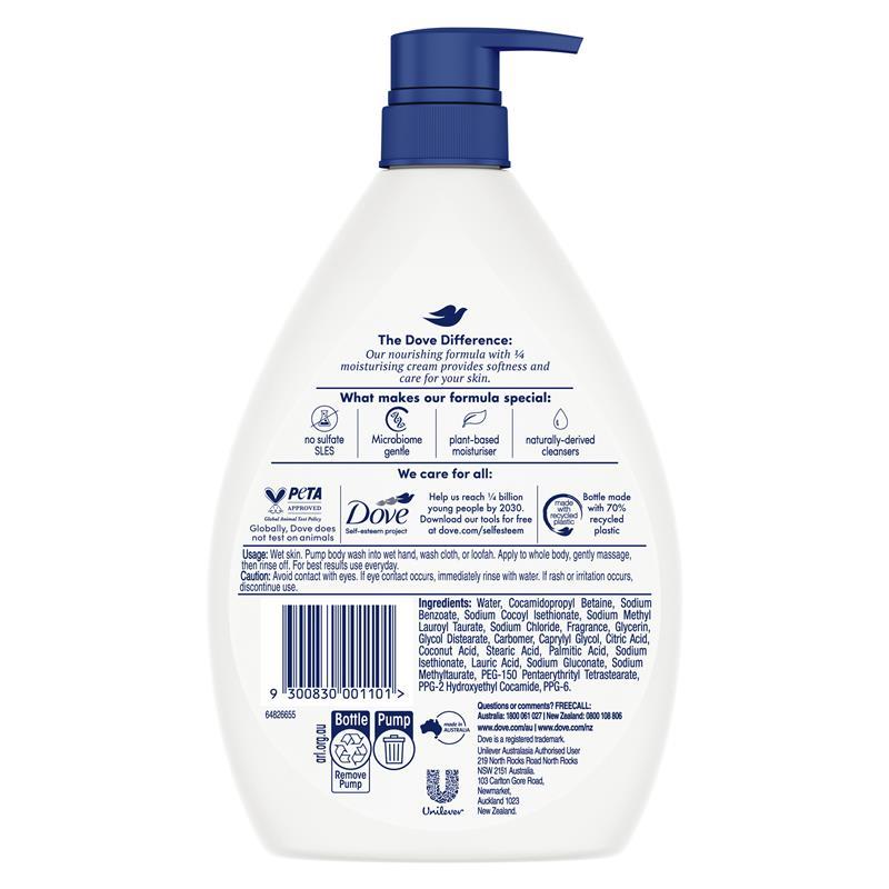 Dove Essential Care Triple Hydrate Body Wash 1 Litre