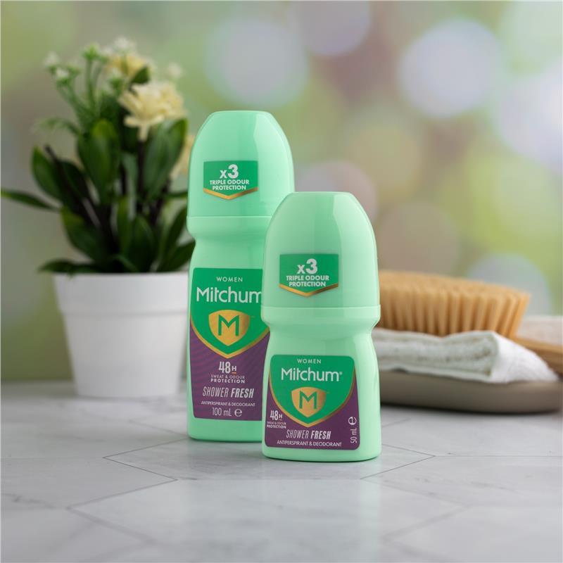 Mitchum for Women Anti-Perspirant Deodorant Shower Fresh Roll On 50ml