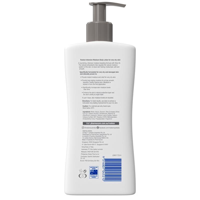Rosken Skin Repair Intensive Moisture Body Lotion 400ml