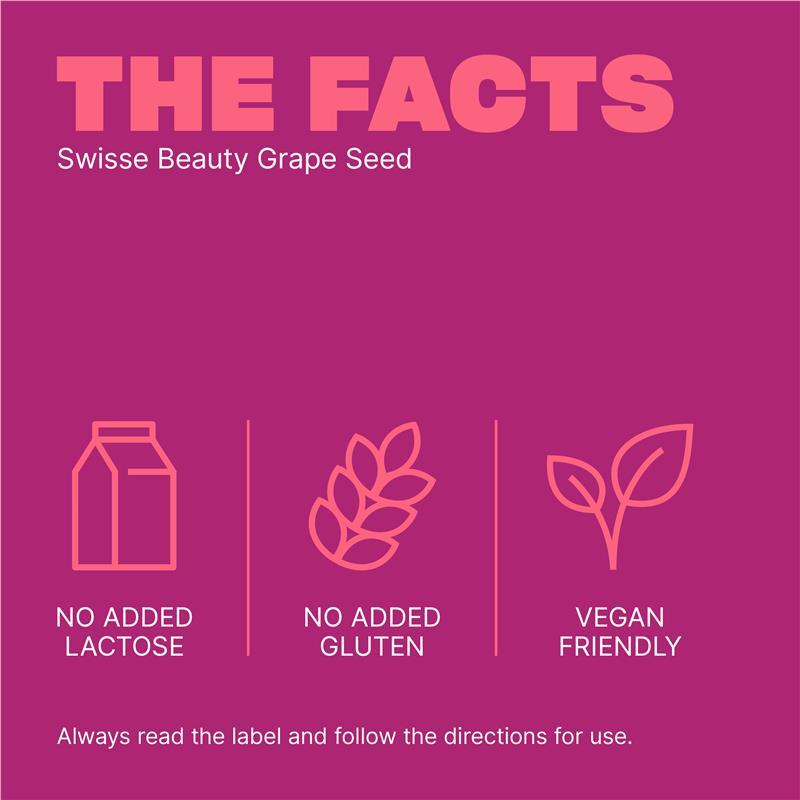 Swisse Grape Seed 14,250mg 180 Tablets