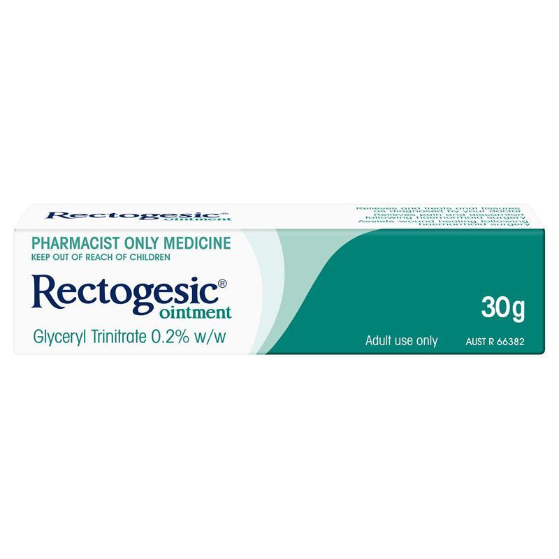 Rectogesic Ointment 30g - Glyceryl Trinitrate (S3)