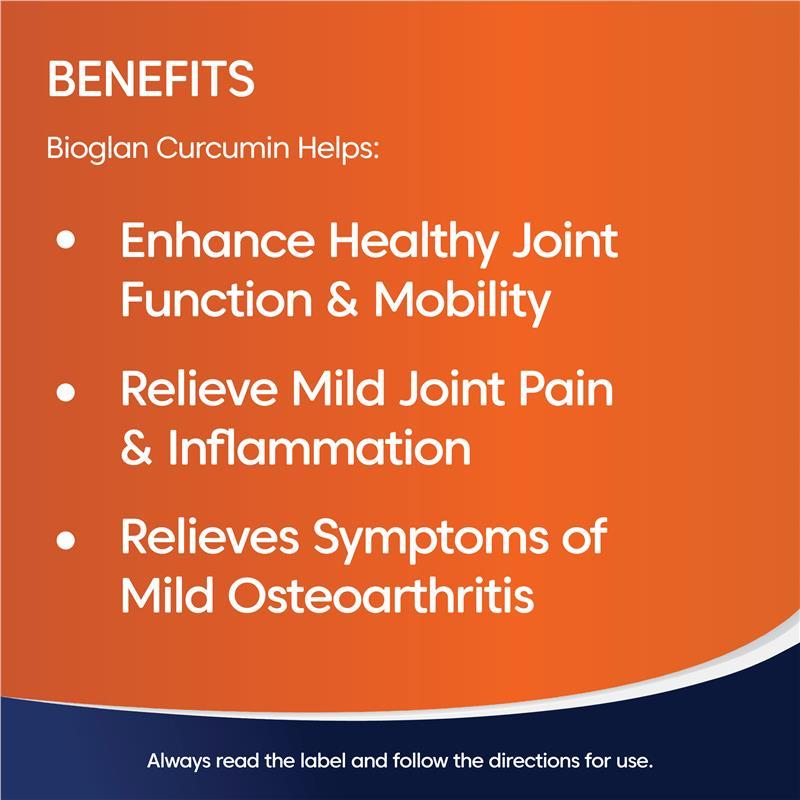 Bioglan Curcumin 60 Tablets