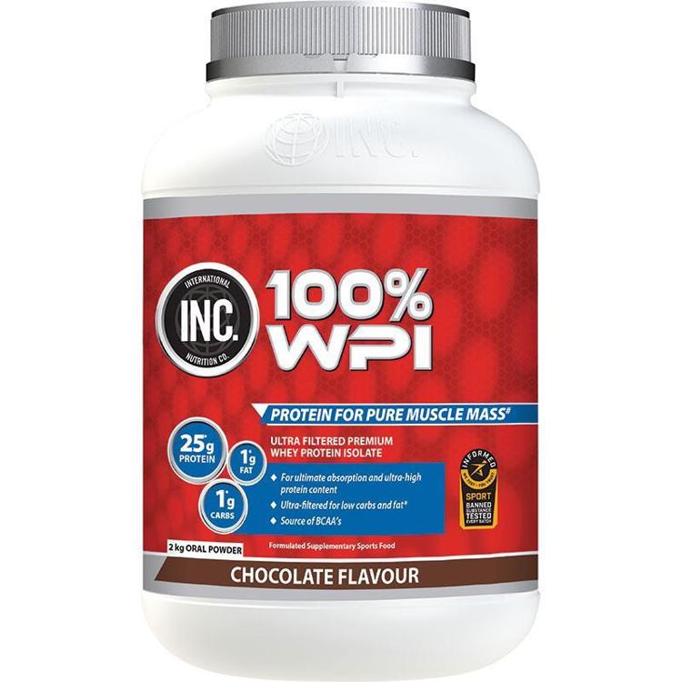 INC 100 WPI Vanilla Flavour 2kg