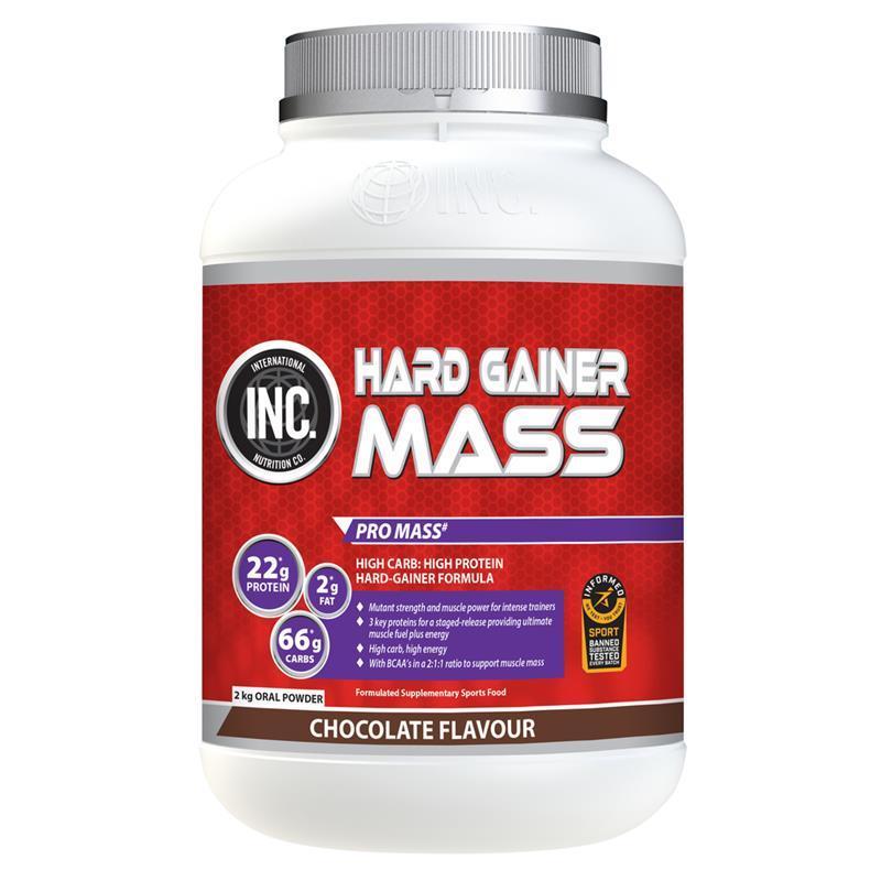 INC. Hardgainer Mass Chocolate Flavour 2kg