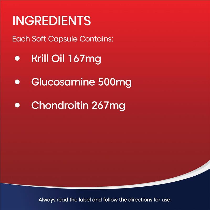 Bioglan Red Krill Oil Active Joints Plus 90 Capsules