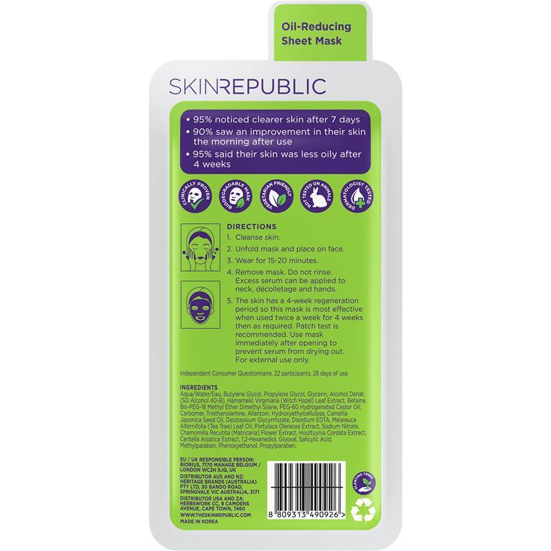 Skin Republic Spots and Blemish Face Mask