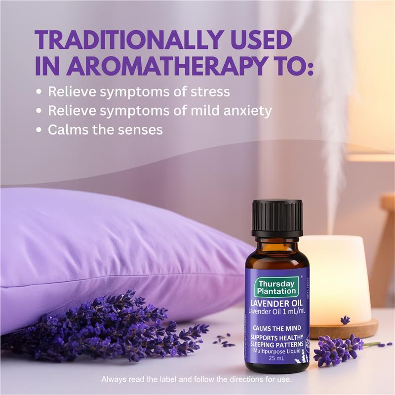 Thursday Plantation Lavender Oil 100% Pure 25ml