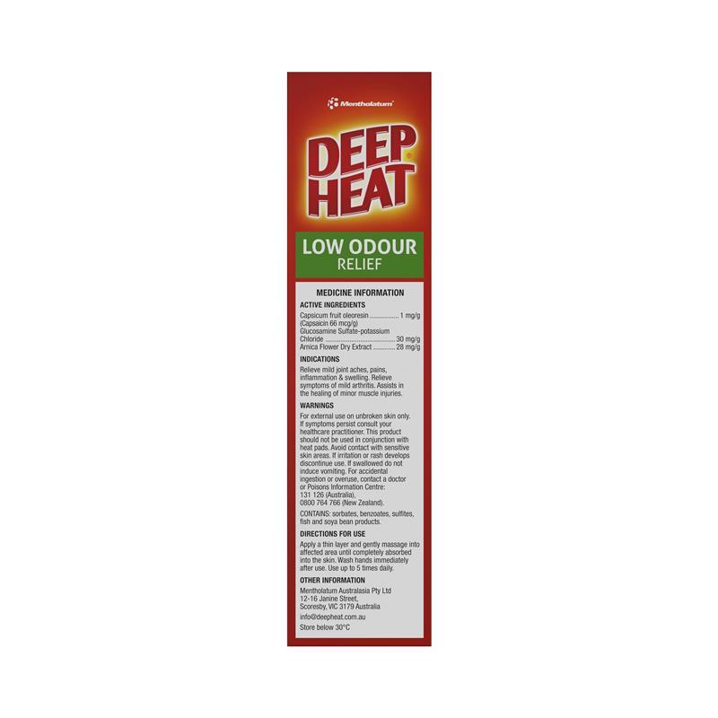 Deep Heat Low Odour 100g