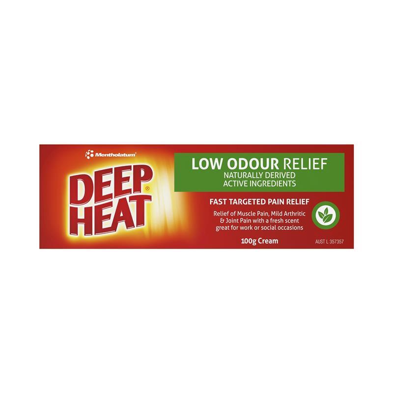 Deep Heat Low Odour 100g