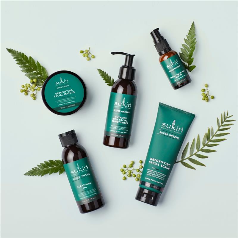 Sukin Super Greens Nutrient Rich Facial Moisturiser 125ml