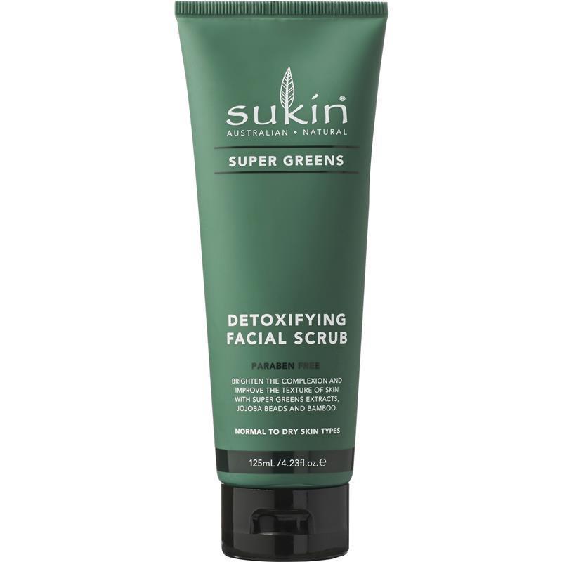 Sukin Super Greens Detoxifying Facial Scrub 125ml