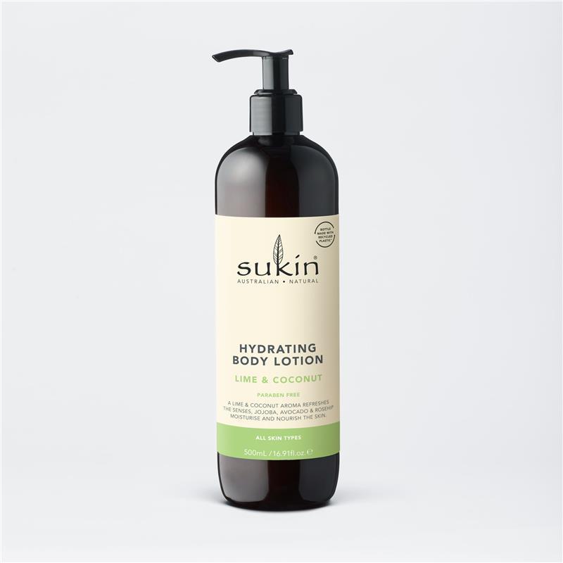 Sukin Hydrating Body Lotion Lime and Coconut 500ml