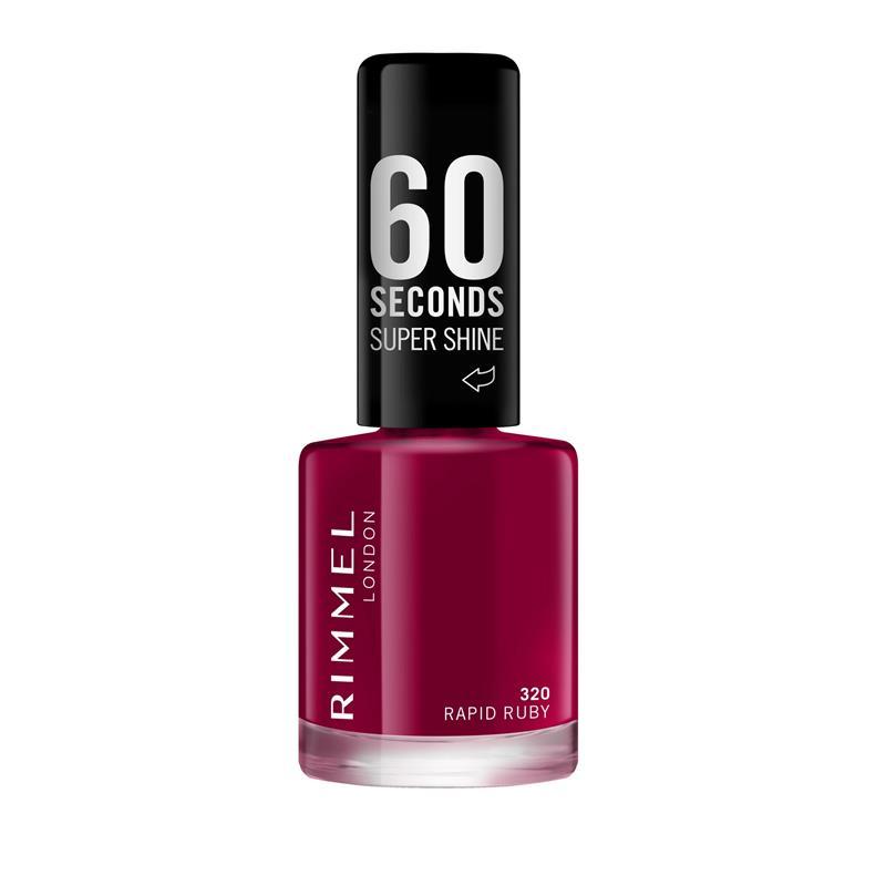 Rimmel 60 Seconds Nail Polish Rapid Ruby