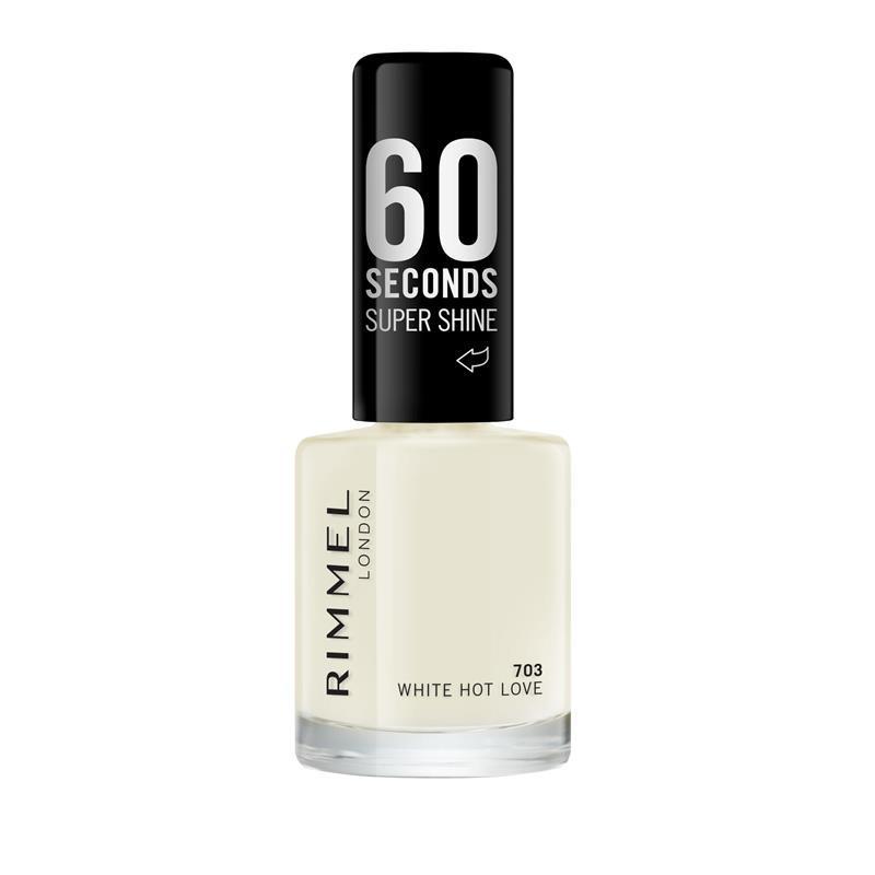 Rimmel 60 Seconds Nail Polish White Hot Love