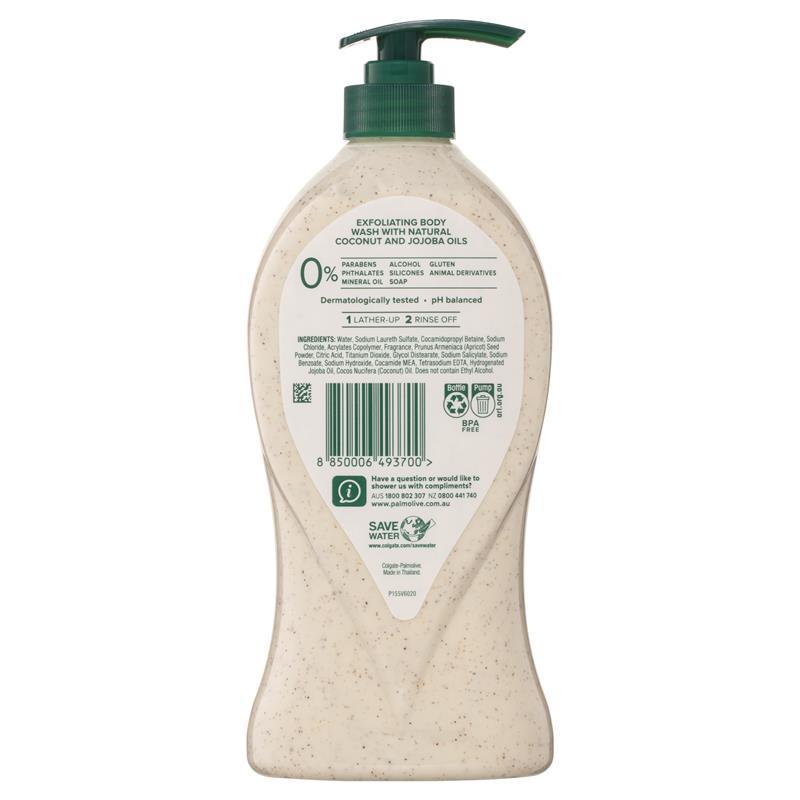 Palmolive Body Butter Exfoliating Body Wash Coconut & Jojoba 750ml