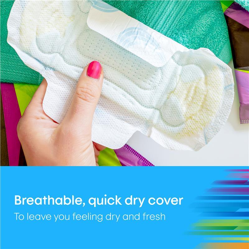 U by Kotex Sport Pads Regular with Wings 12 Pack