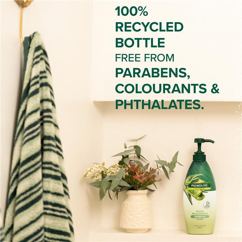 Palmolive Naturals Active Nourishment Normal Hair Shampoo Aloe Vera & Fruit Vitamins 700mL