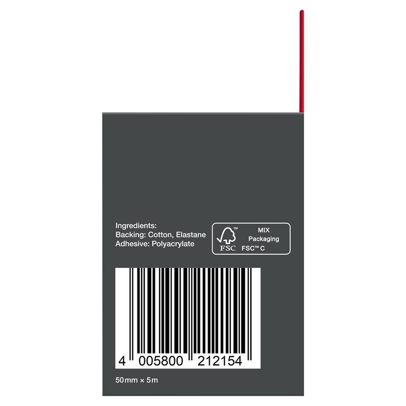Elastoplast Kinesiology Tape Black 50mm x 5m