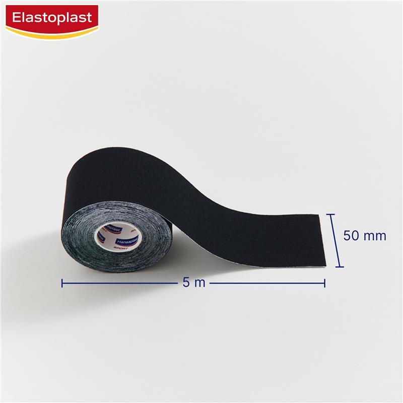 Elastoplast Kinesiology Tape Black 50mm x 5m