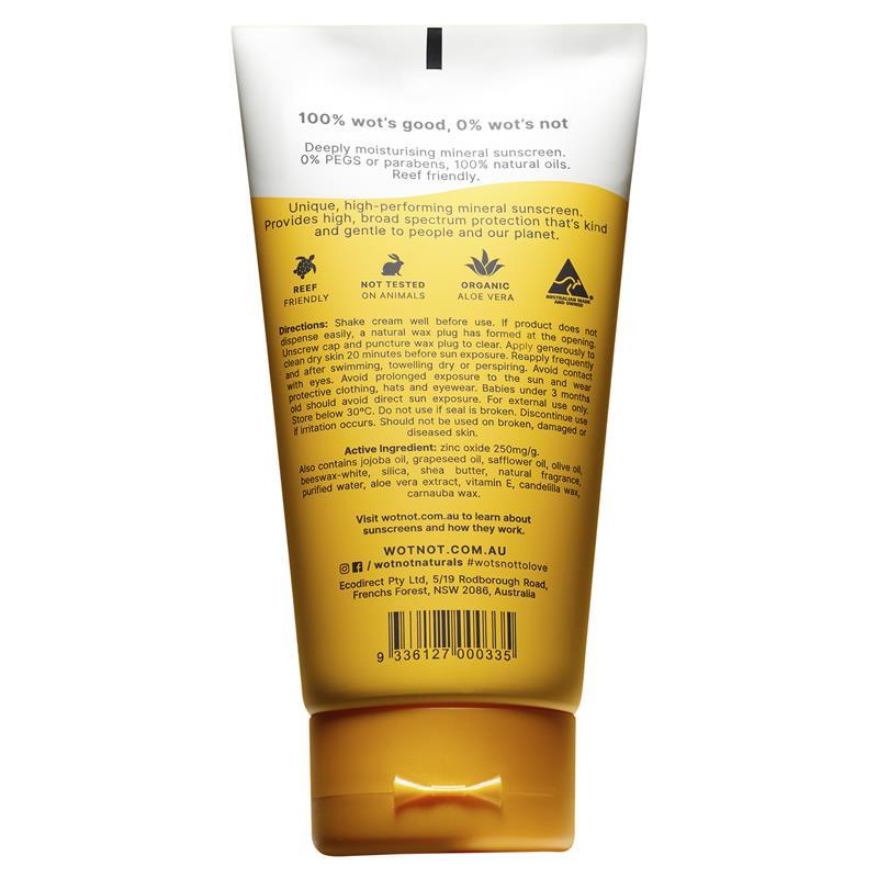 Wotnot SPF 30 Natural Zinc Sunscreen 150g