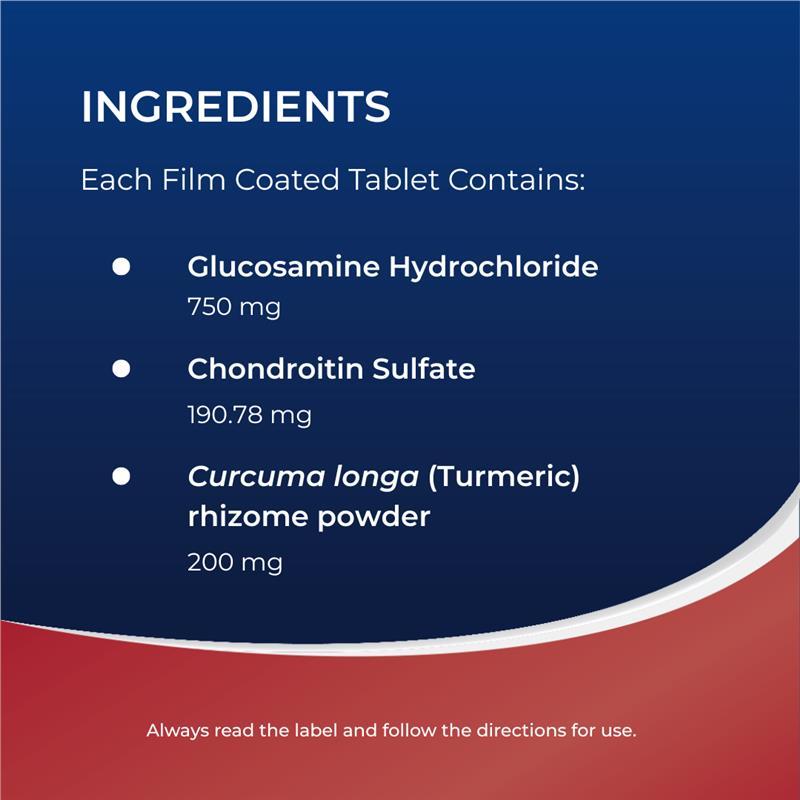 Bioglan Glucosamine + Chondroitin + Turmeric 120 Tablets