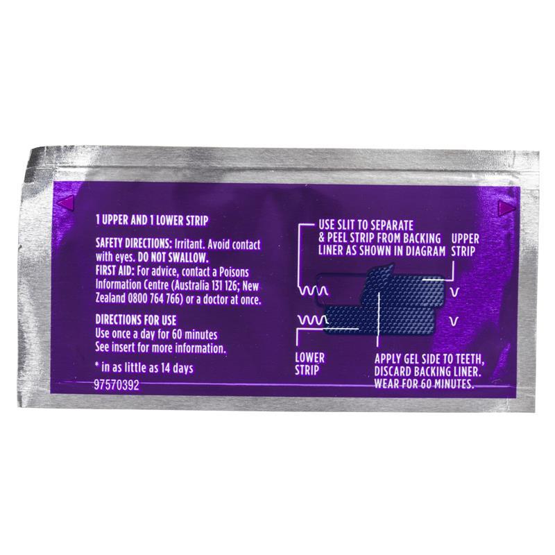Oral B 3D White Luxe Advanced Seal 14 Teeth Whitening Treatments