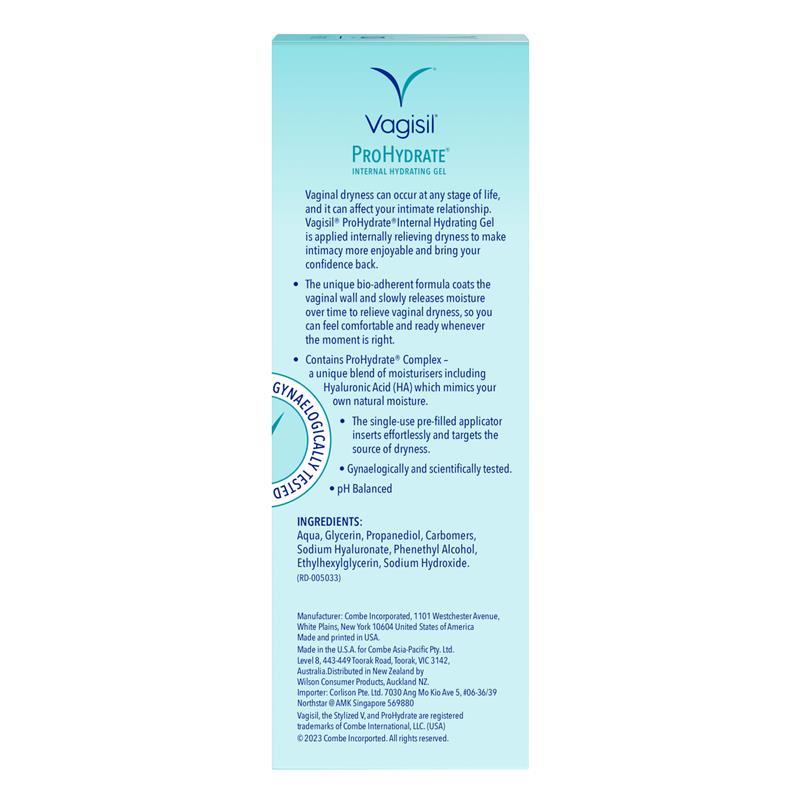 Vagisil ProHydrate Internal Hydrating Gel 6 x 5g