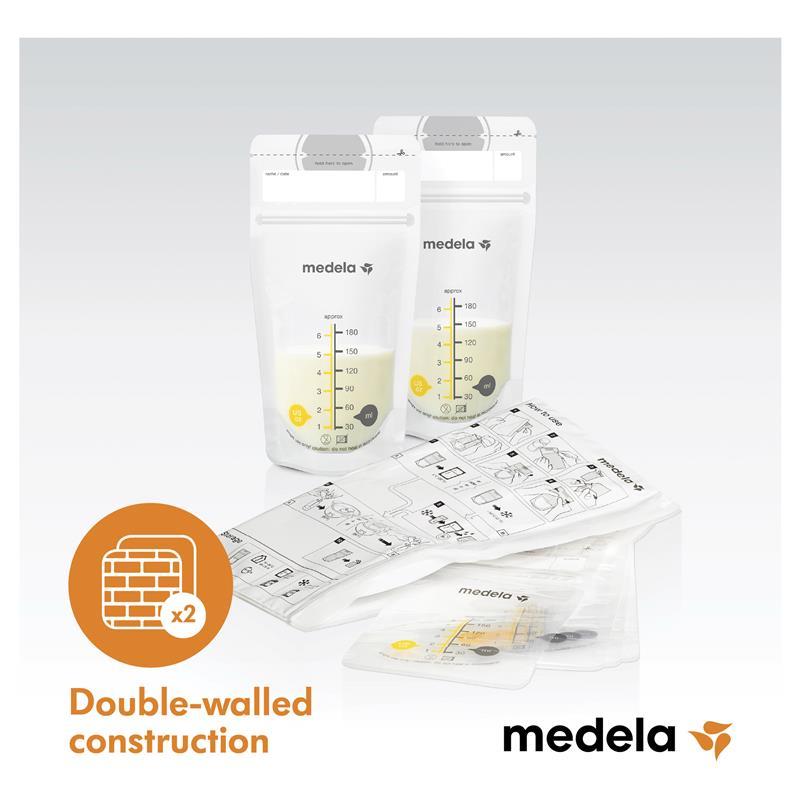 Medela Easy Pour Breast Milk Storage Bags 50 Pack
