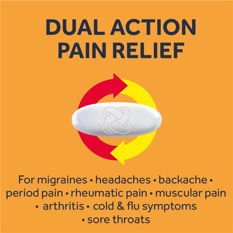 Nuromol Strong Pain Relief Tablets 12 pack Ibuprofen 200mg Paracetamol 500mg