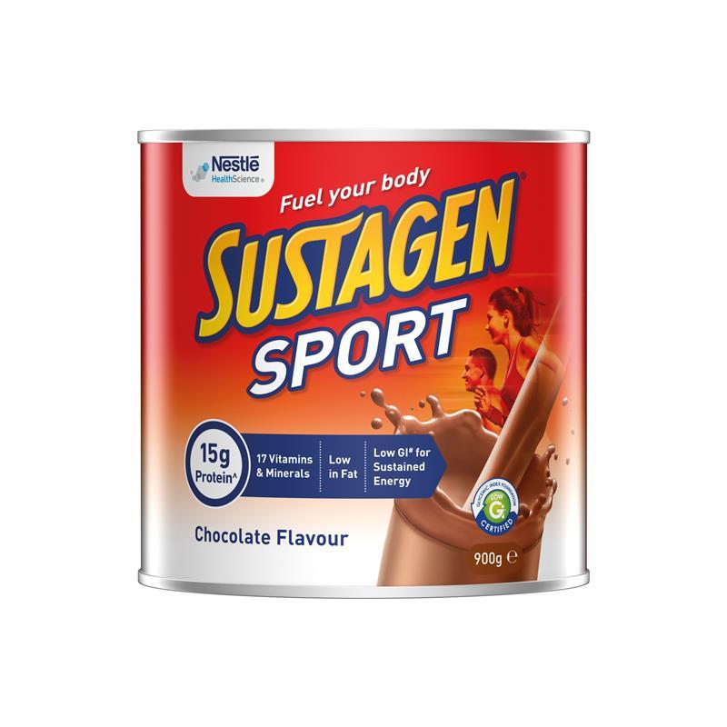 Sustagen Sports Nutrition Powder Supplement Chocolate Flavour 910g