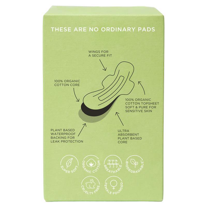 TOM Organic Ultra Thin Pads Regular 10 Pack