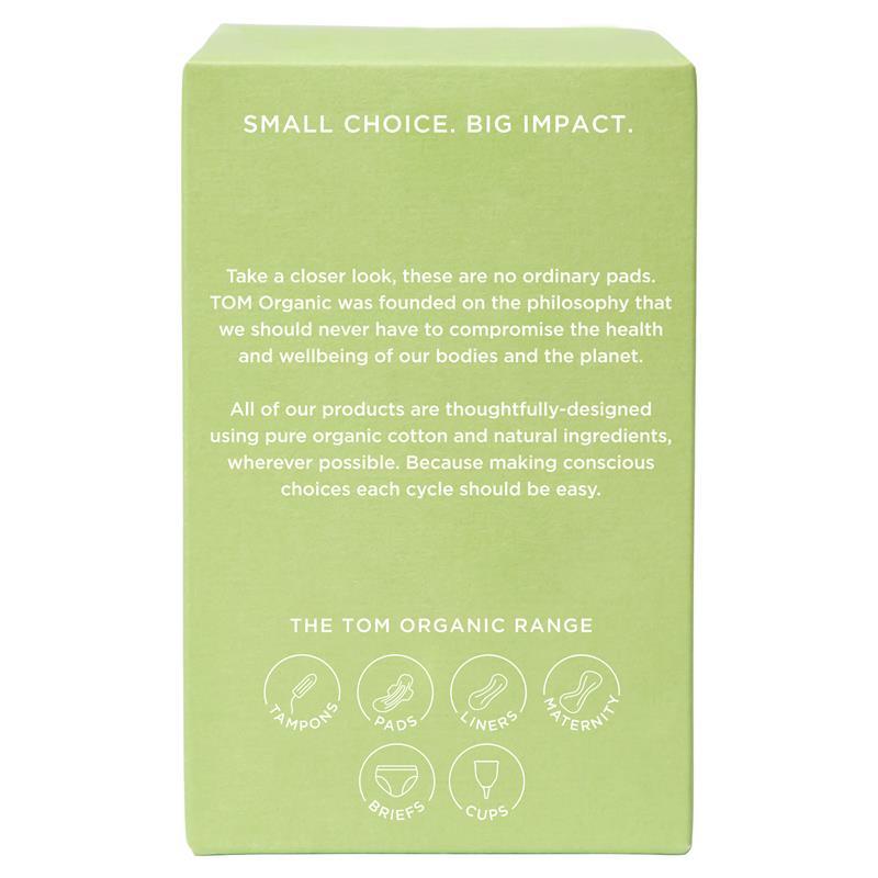 TOM Organic Ultra Thin Pads Regular 10 Pack